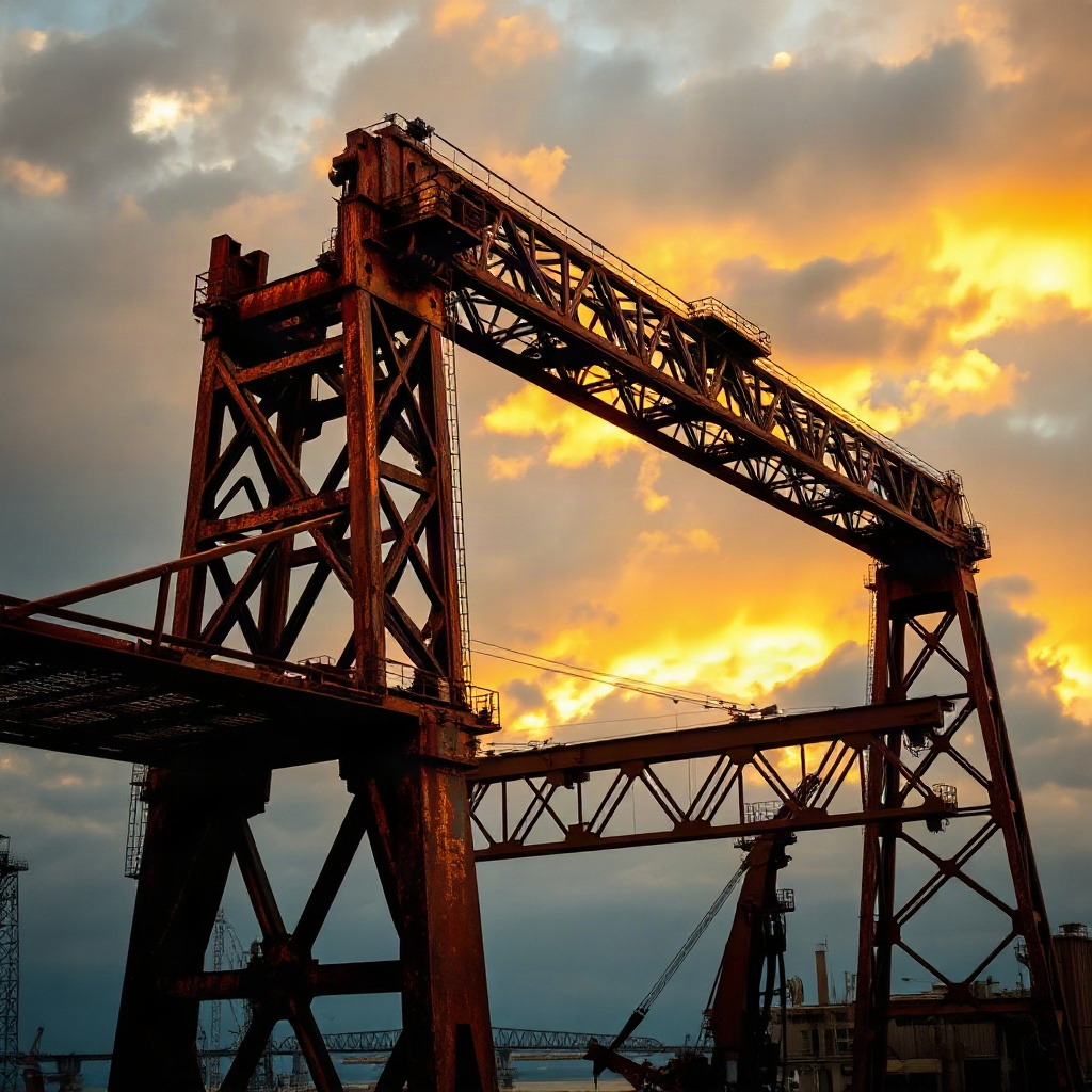 Harbor gantry crane